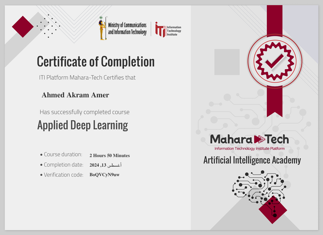 Applied Deep Learning